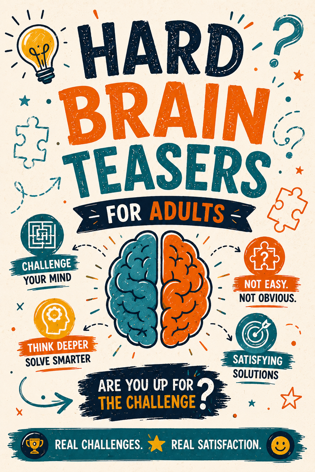 Hard Brain Teasers for Adults
